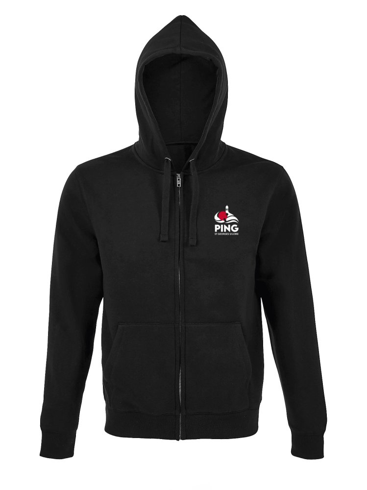 Sweatshirt zippé a capuche Homme